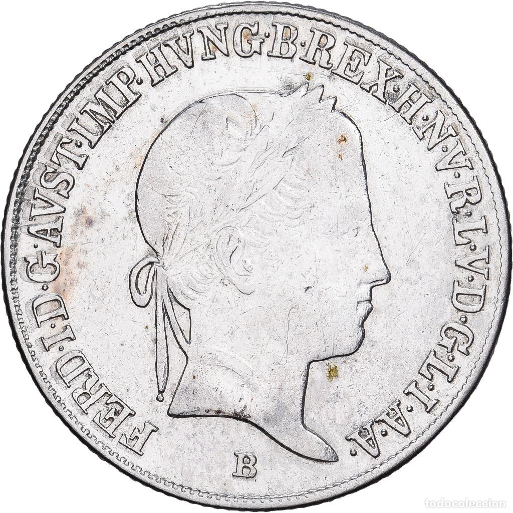 Monedas antiguas de Europa: [#1545076] Austria, Ferdinand I, 20 Kreuzer, 1847, Kremnica, Plata, BC+, KM:422