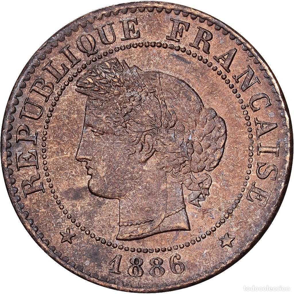 Monedas antiguas de Europa: [#1545226] Francia, 1 Centime, C&eacute;r&egrave;s, 1886, MDP, Bronce, EBC, Gadoury:88