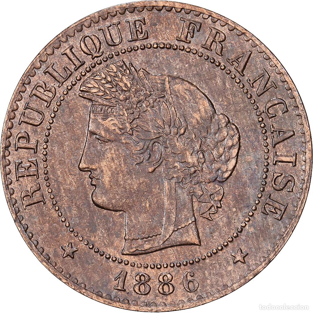 Monedas antiguas de Europa: [#1545241] Francia, 1 Centime, C&eacute;r&egrave;s, 1886, MDP, Bronce, MBC+, Gadoury:88