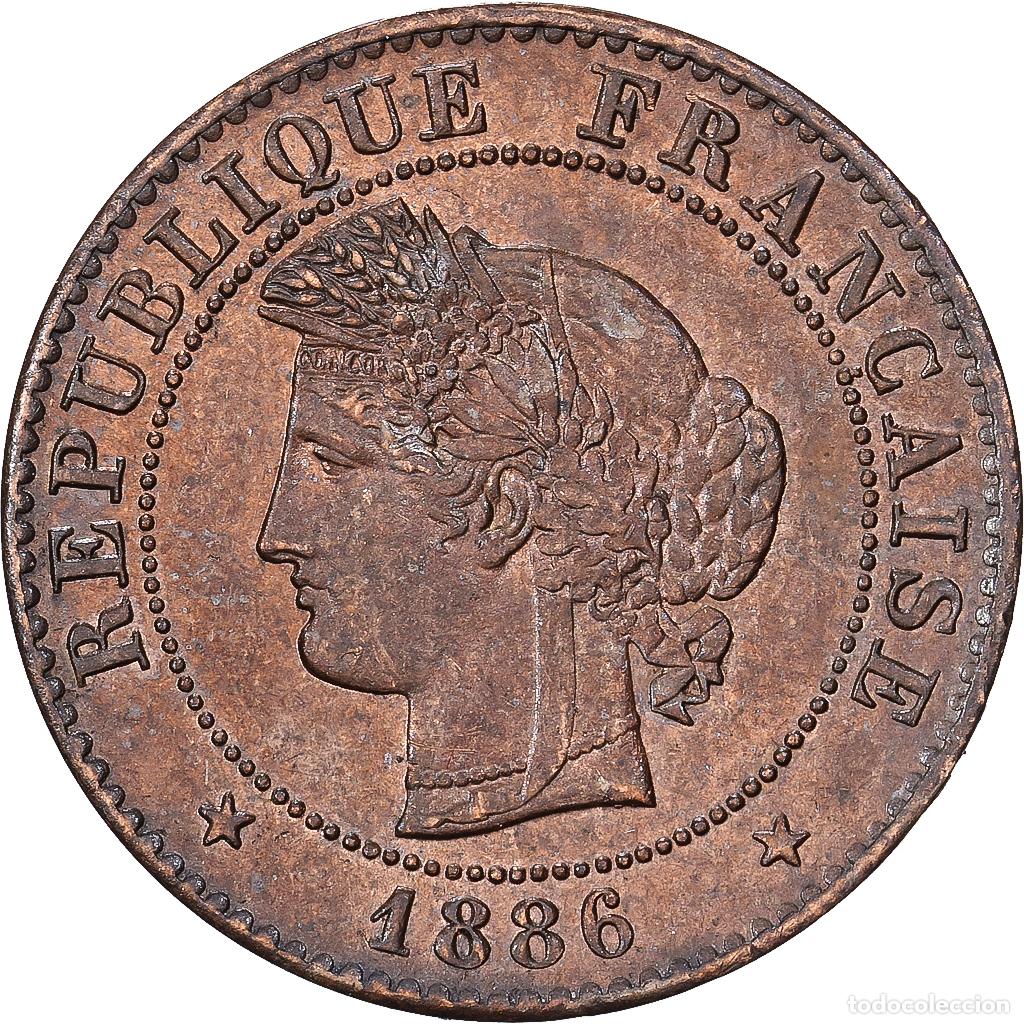 Monedas antiguas de Europa: [#1545236] Francia, 1 Centime, C&eacute;r&egrave;s, 1886, MDP, Bronce, EBC, Gadoury:88