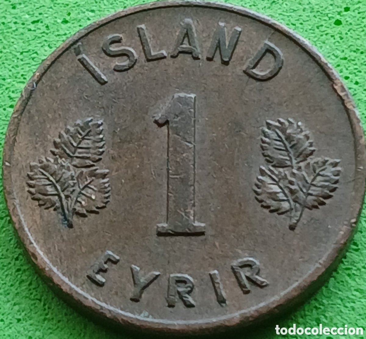 Monedas antiguas de Europa: Islandia 1 eyrir 1946 km#8