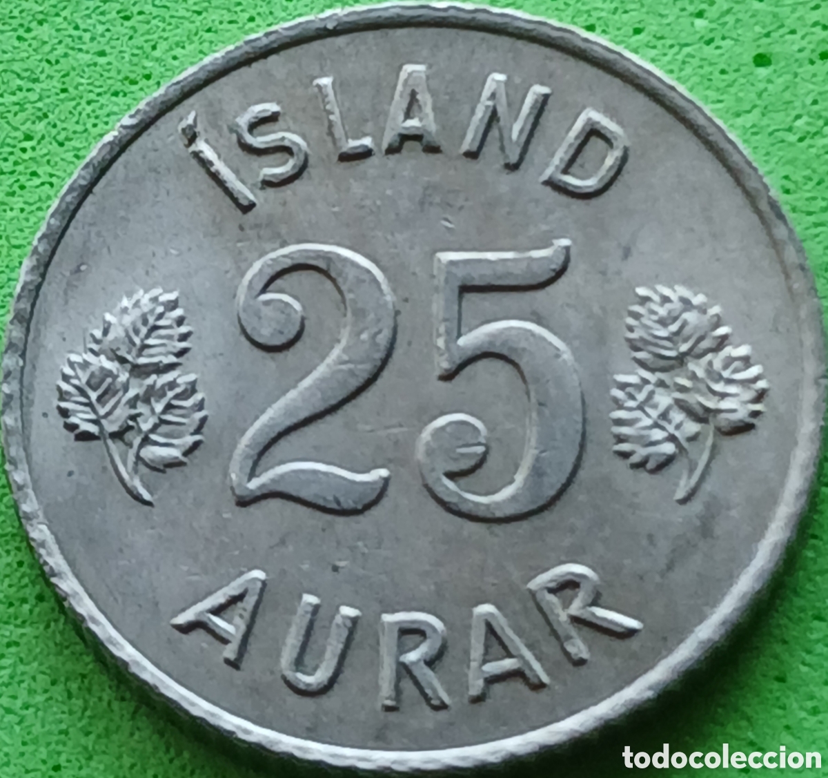 Monedas antiguas de Europa: Islandia 25 aurar 1967 km#11