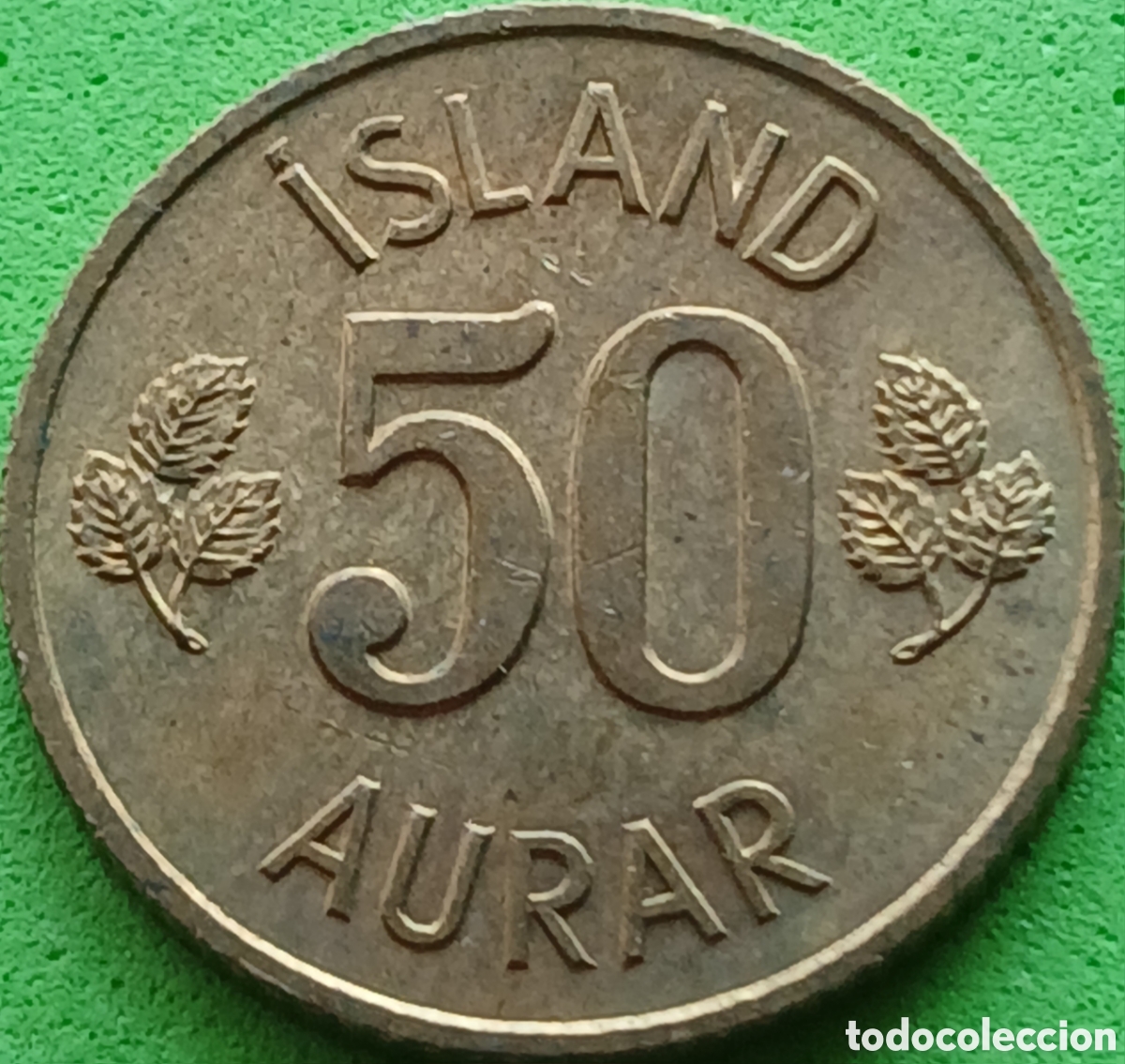 Monedas antiguas de Europa: Islandia 50 aurar 1971 km#17