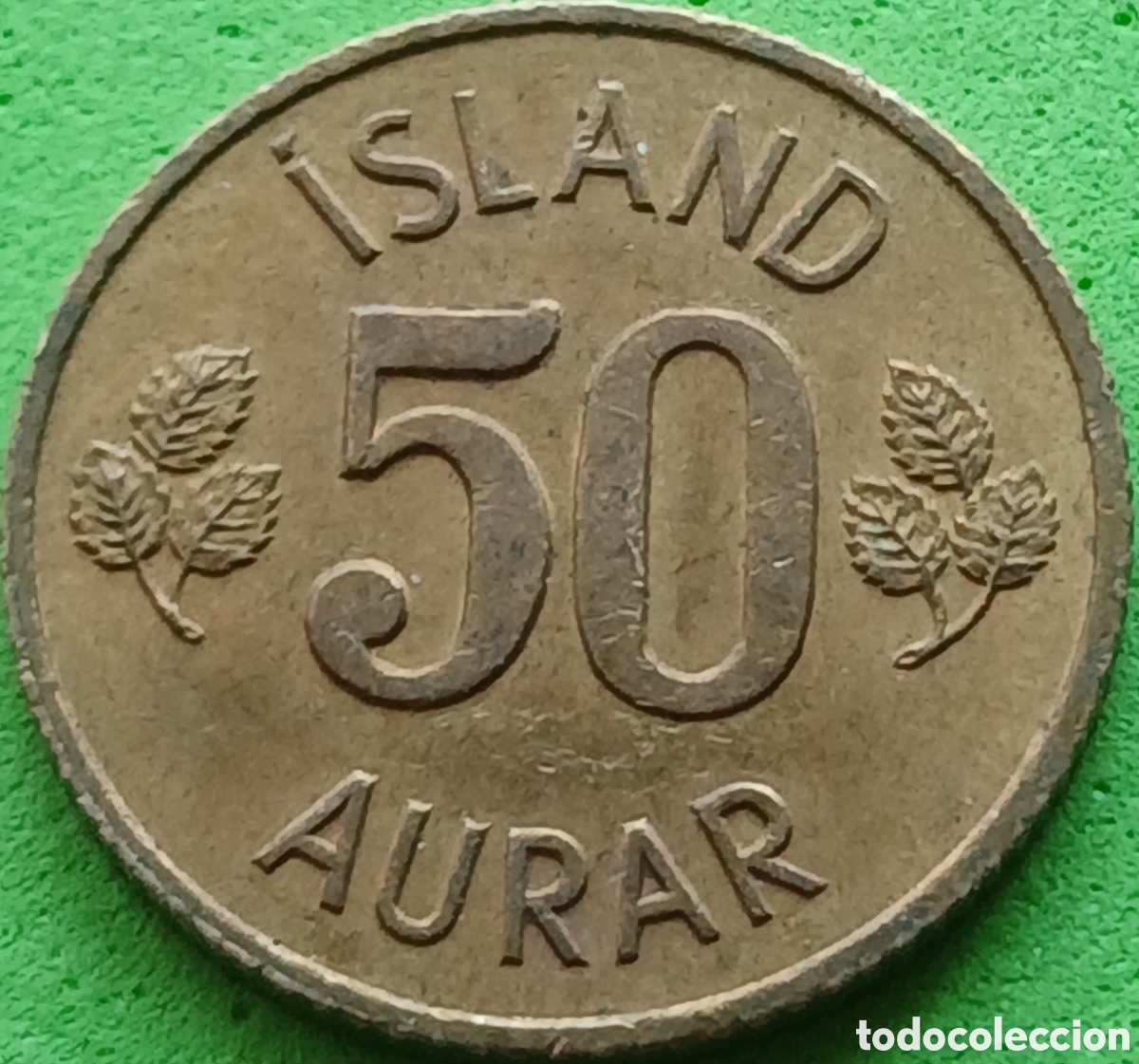 Monedas antiguas de Europa: Islandia 50 aurar 1969 km#17