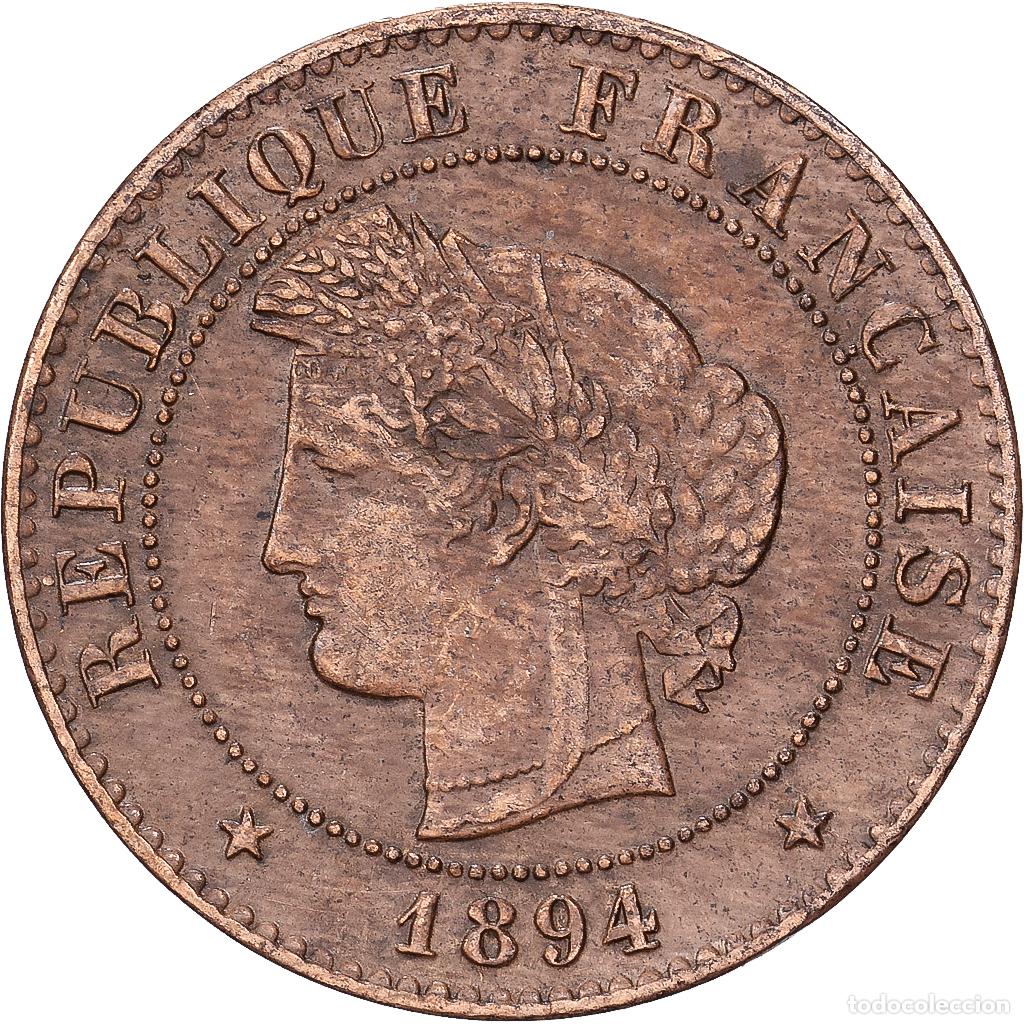 Monedas antiguas de Europa: [#1545246] Francia, 1 Centime, C&eacute;r&egrave;s, 1894, MDP, Bronce, MBC, Gadoury:88