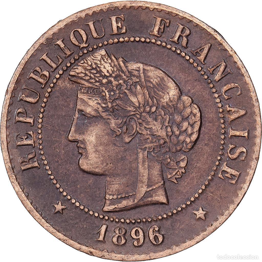 Monedas antiguas de Europa: [#1545247] Francia, 1 Centime, C&eacute;r&egrave;s, 1896, MDP, Bronce, MBC, Gadoury:88