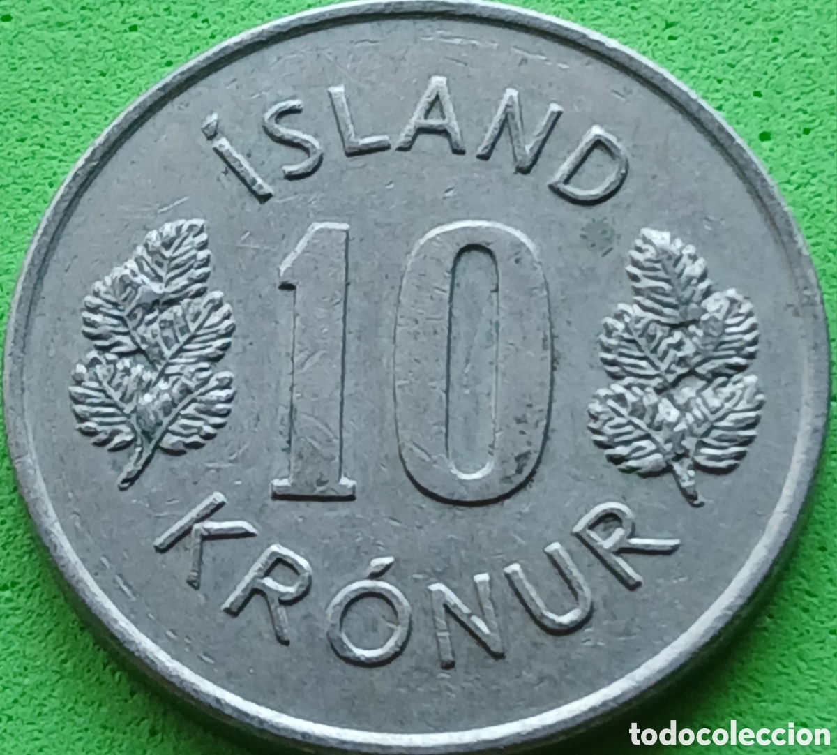 Monedas antiguas de Europa: Islandia 10 coronas 1975 km#15