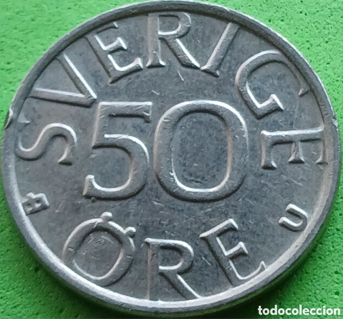 Monedas antiguas de Europa: Suecia 50 ore 1976 km#855