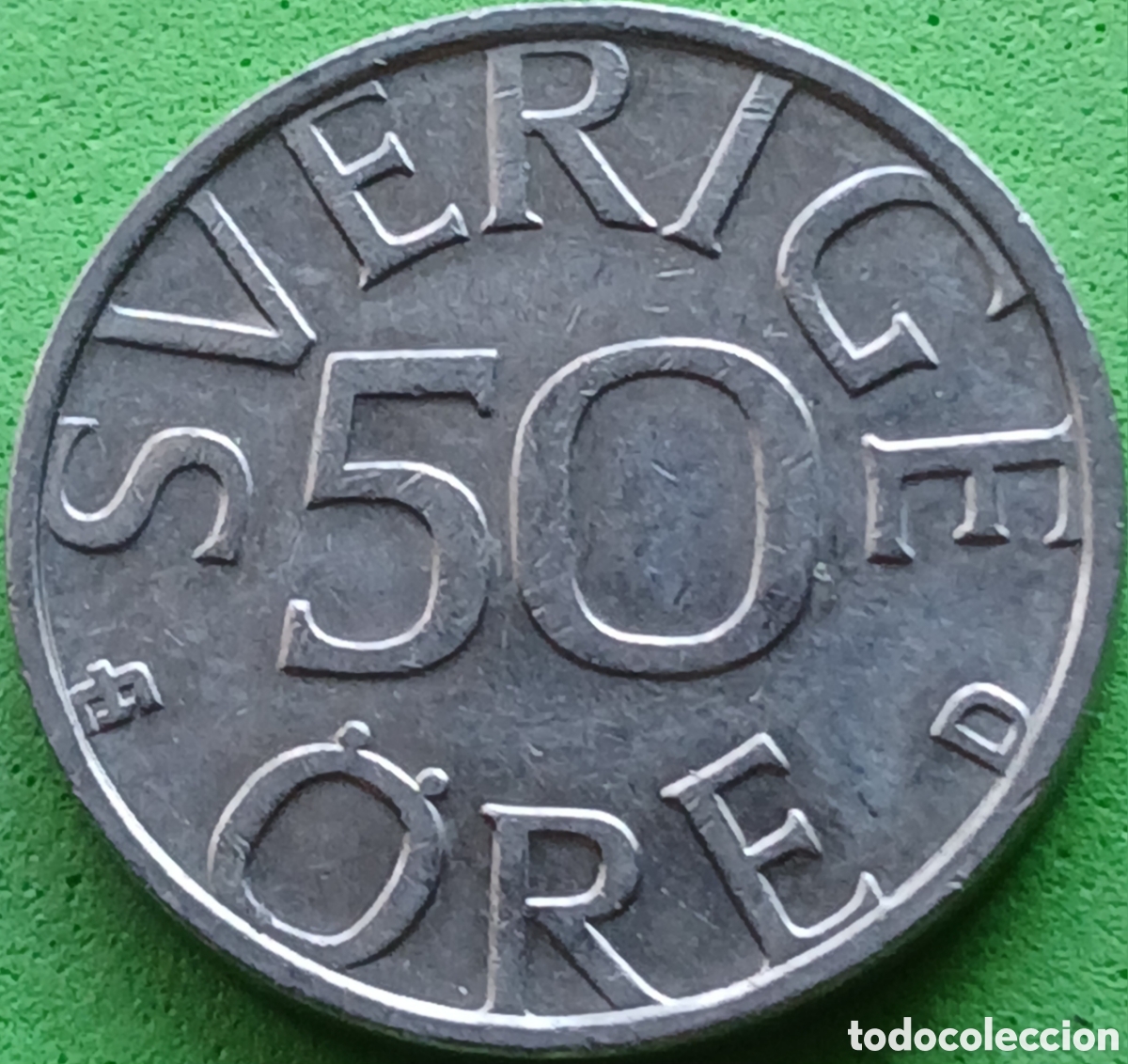 Monedas antiguas de Europa: Suecia 50 ore 1991 km#855