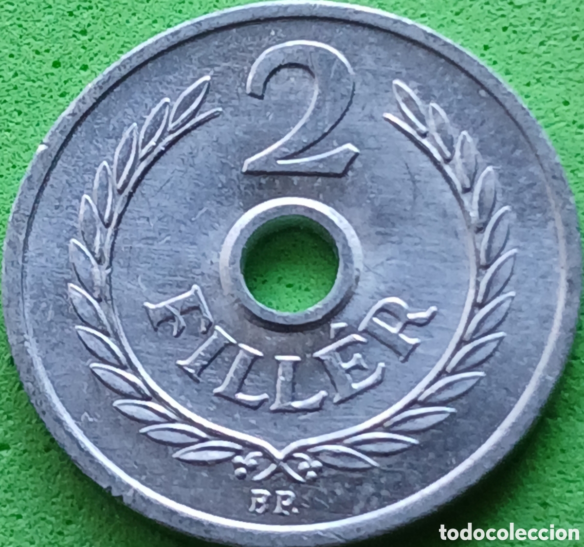 Monedas antiguas de Europa: Hungr&iacute;a 2 filler 1973 km#546