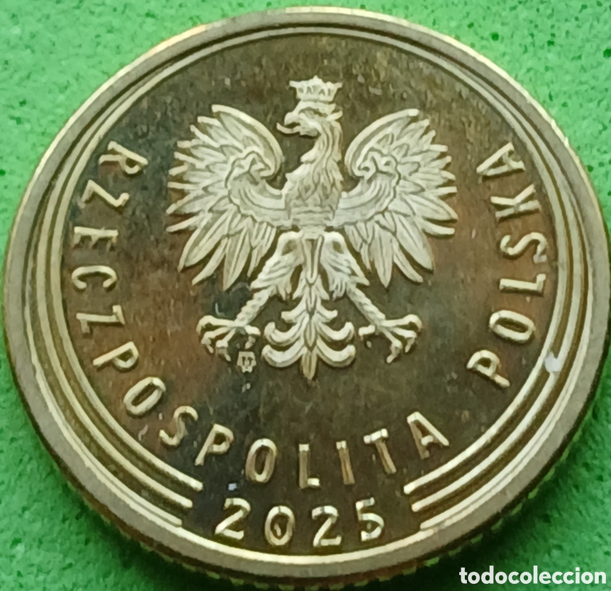Monedas antiguas de Europa: Polonia 1 grosz 2025 UC#4
