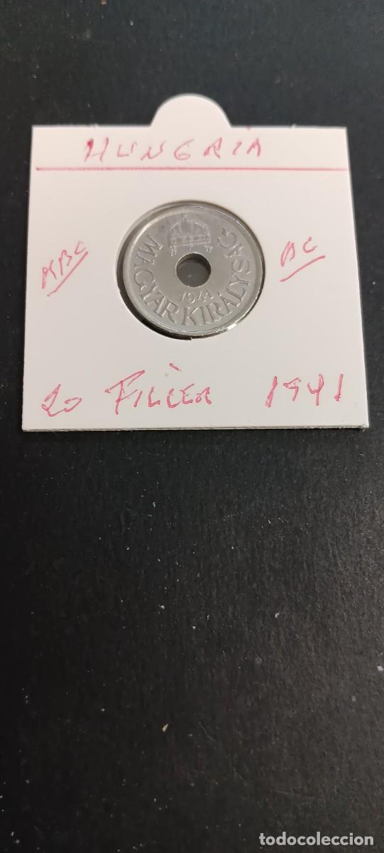 Monedas antiguas de Europa: HUNGRIA 20 FILLER 1941 MBC KM=520 (ACERO)