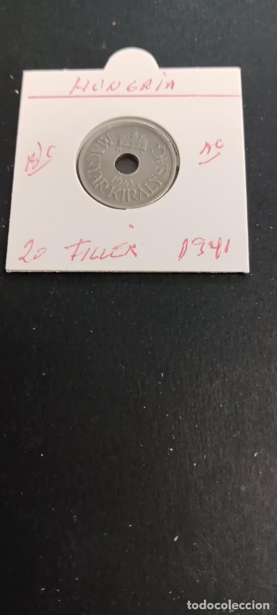 Monedas antiguas de Europa: HUNGRIA 20 FILLER 1941 BC KM=520 (ACERO)