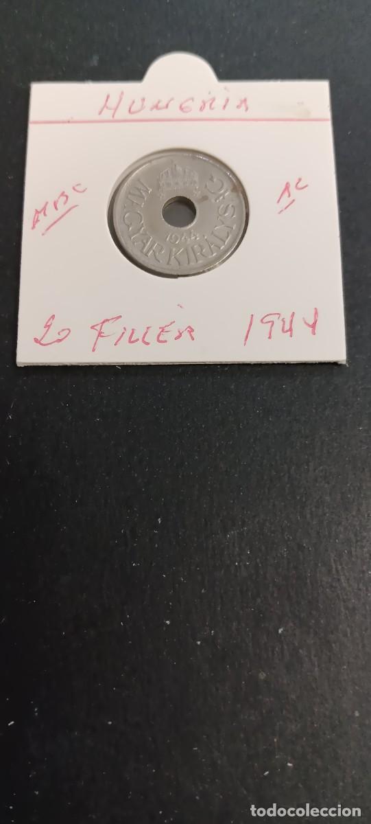 Monedas antiguas de Europa: HUNGRIA 20 FILLER 1944 MBC KM=520 (ACERO)
