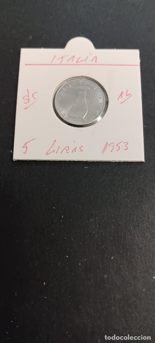 Monedas antiguas de Europa: ITALIA 5 LIRAS 1953 S/C KM=0,95 (ALUMINIO)
