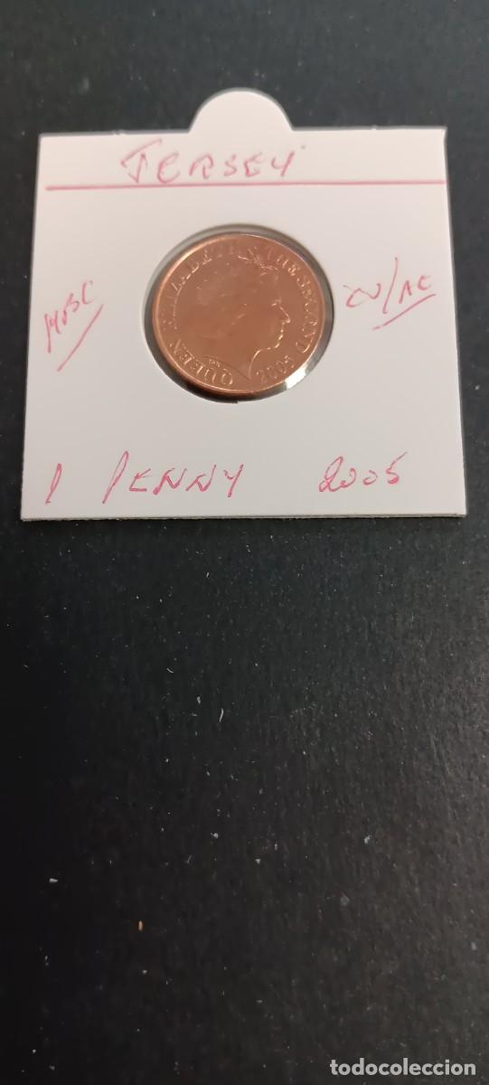 Monedas antiguas de Europa: JERSEY 1 PENNY 2005 MBC KM=103 (COBRE-ACERO)