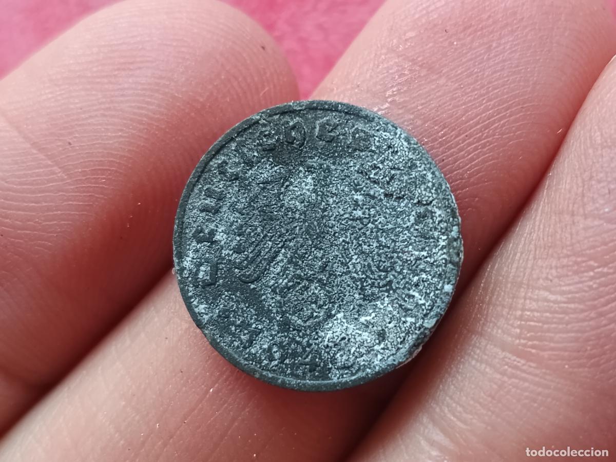 Monedas antiguas de Europa: Alemania nazi. Svastica. 1 reichspfennig 1942 A