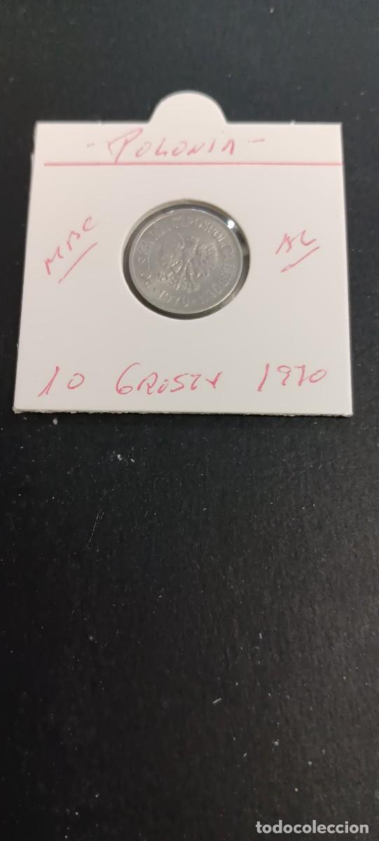 Monedas antiguas de Europa: POLONIA 10 GROSZY 1970 MBC KM=AA47 (ALUMINIO)