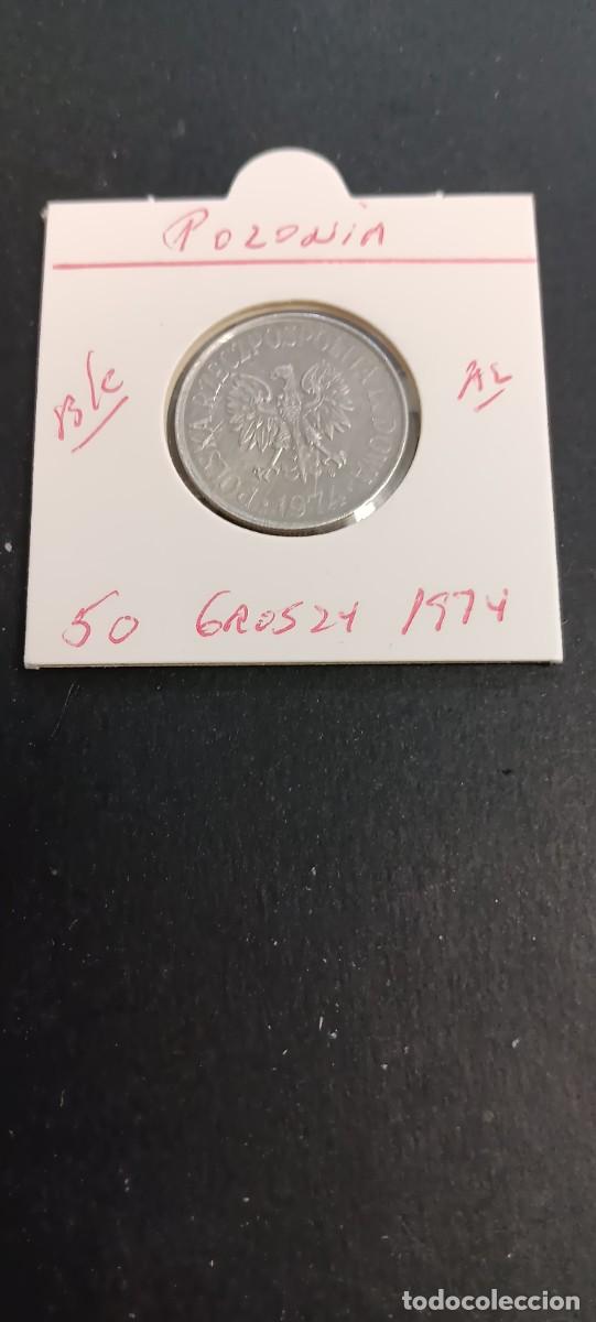 Monedas antiguas de Europa: POLONIA 50 GROSZY 1974 BC KM=48.1 (ALUMINIO)