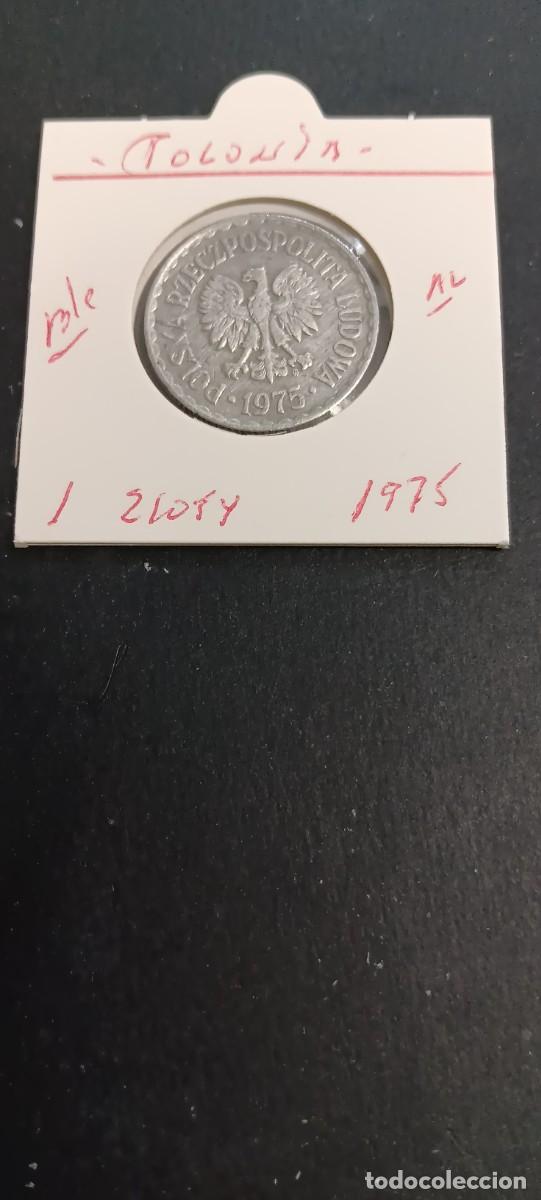 Monedas antiguas de Europa: POLONIA 1 ZLOTY 1975 BC KM=49.1 (ALUMINIO)