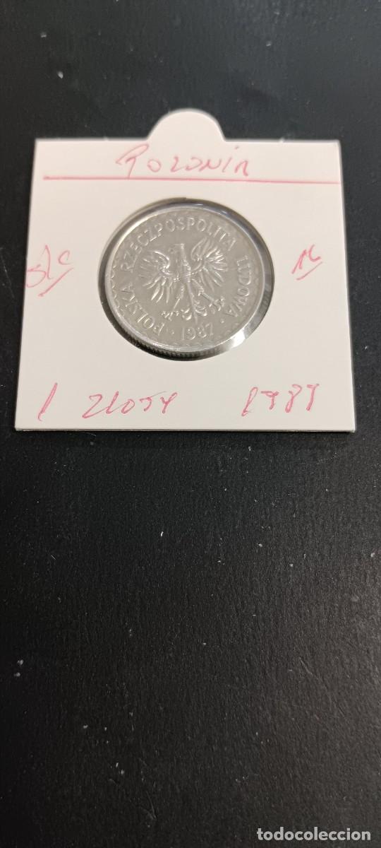 Monedas antiguas de Europa: POLONIA 1 ZLOTY 1987 S/C KM=49.2 (ALUMINIO)