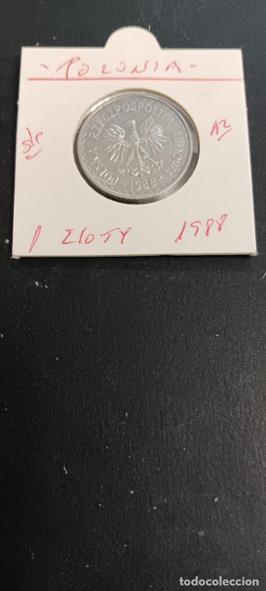 Monedas antiguas de Europa: POLONIA 1 ZLOTY 1988 S/C KM=49.2 (ALUMINIO)