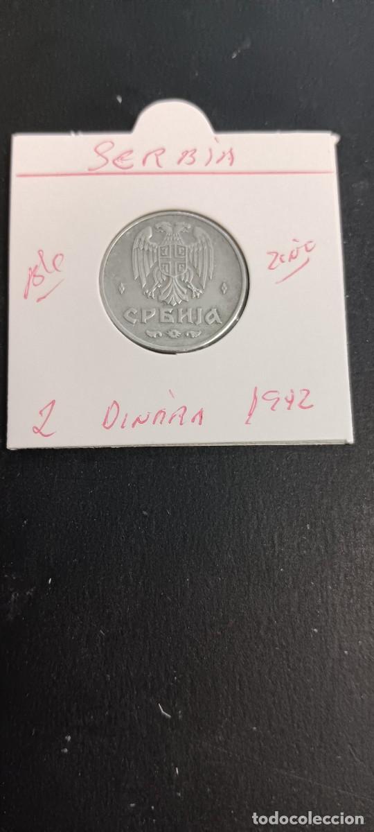 Monedas antiguas de Europa: SERBIA 2 DINARA 1942 BC KM=32 (ZINC) II GM