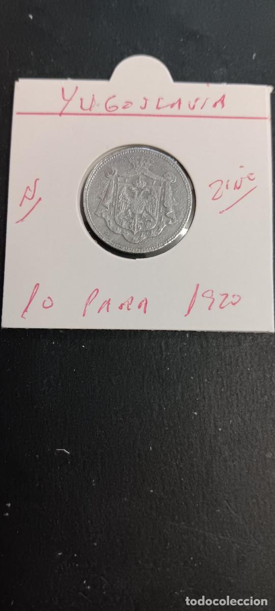 Monedas antiguas de Europa: YUGOSLAVIA 10 PARA 1920 KM=2 (ZINC)REINO DE SERBIA-CROACIA-ESLOVENIA