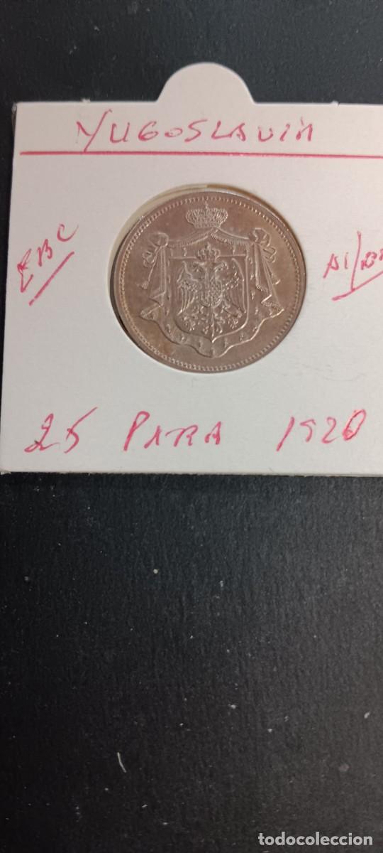 Monedas antiguas de Europa: YUGOSLAVIA 25 PARA 1920 KM=3 (ACERO-BRONCE)REINO DE SERBIA-CROACIA-ESLOVENIA