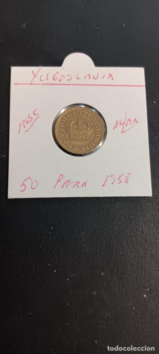 Monedas antiguas de Europa: YUGOSLAVIA 50 PARA 1938 MBC KM=18 (ALUMINIO-BRONCE)REINO DE YUGOSLAVIA