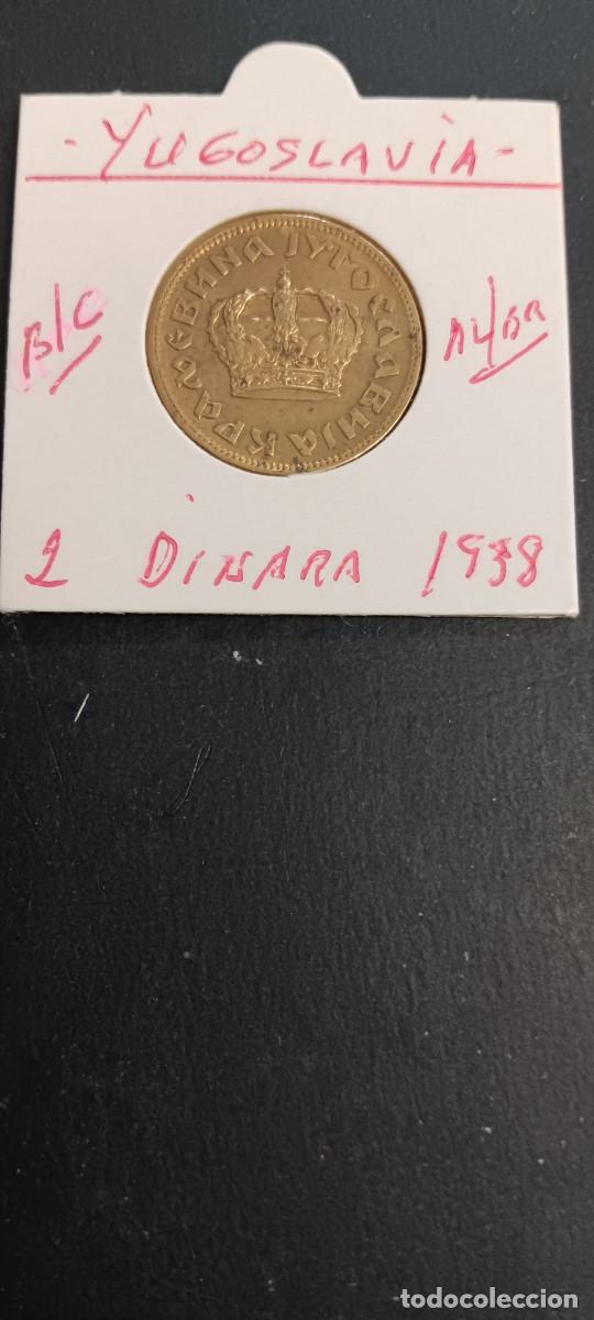 Monedas antiguas de Europa: YUGOSLAVIA 2 DINARA 1938 BC KM=20 (ALUMINIO-BRONCE)REINO DE YUGOSLAVIA