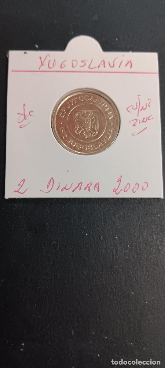 Monedas antiguas de Europa: YUGOSLAVIA 2 DINARA 2000 S/C KM=181 (CUPRONIQUEL-ZINC)