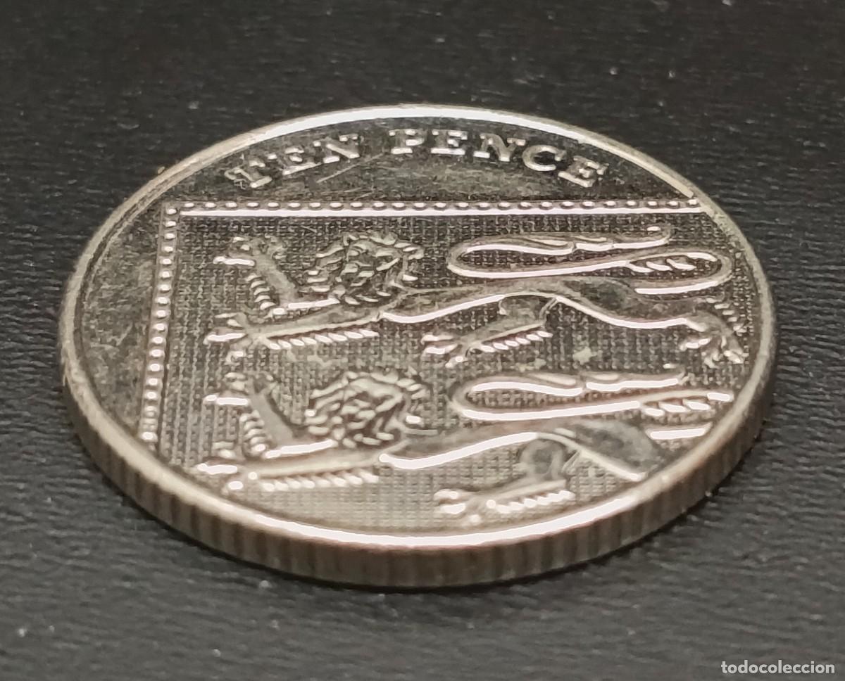 Monedas antiguas de Europa: Moneda Ten Pence 2016 - Foto 2