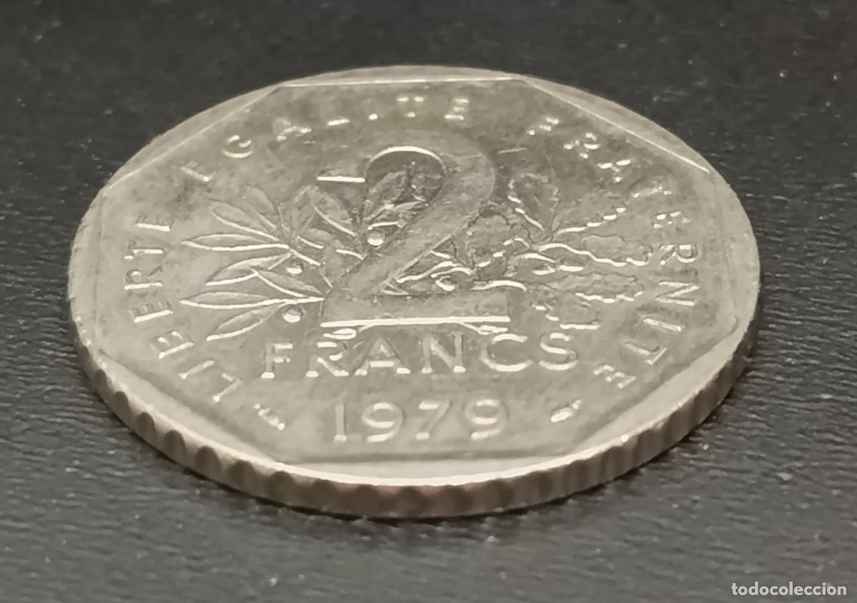 Monedas antiguas de Europa: Moneda 2 francos 1979