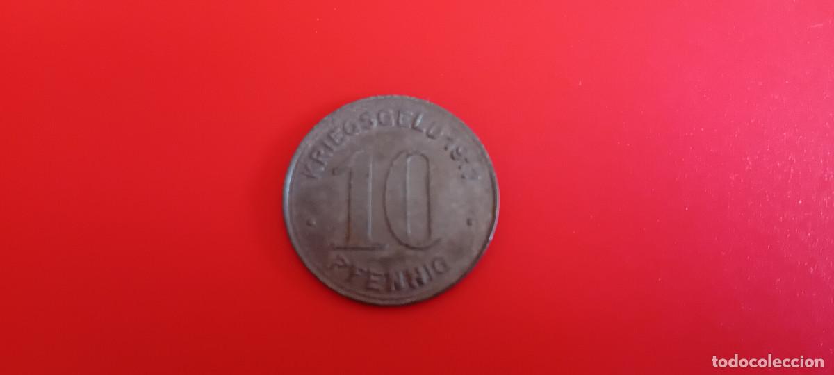 Monedas antiguas de Europa: ELBERFELD 10 PFG 1917 ZN, NOTGELD