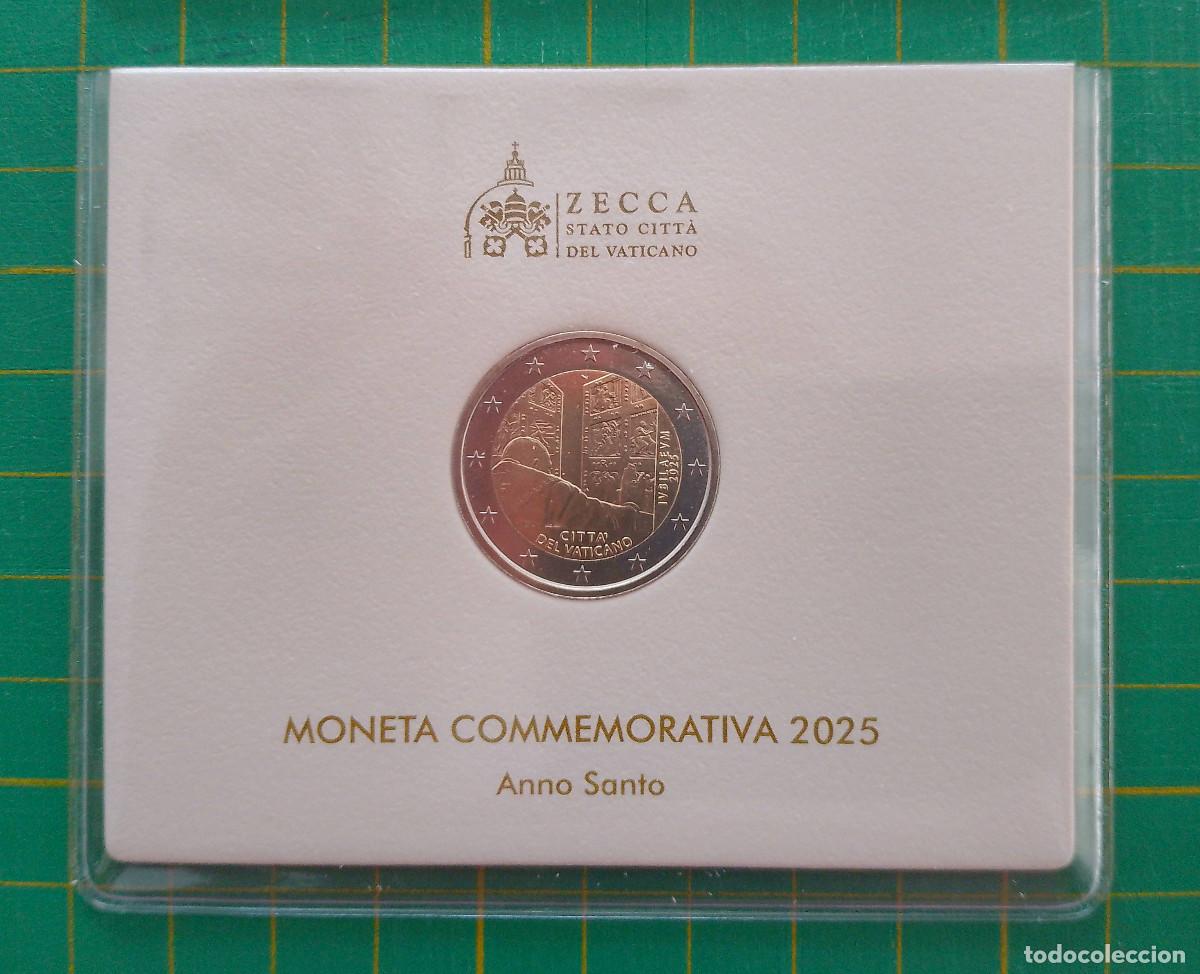 Monedas antiguas de Europa: MONEDAS 2 EURO EL VATICANO. 2025 A&Ntilde;O SANTO - 2025 550 ANIVERSARIO NACIMIENTO MIGUEL ANGEL