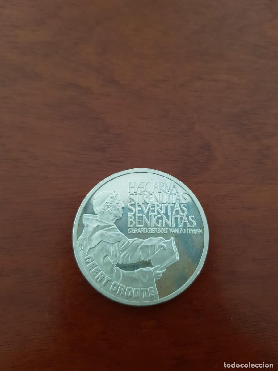 Monedas antiguas de Europa: HOLANDA-2, 1/2 ECU-1990-PLATA-ESCASA