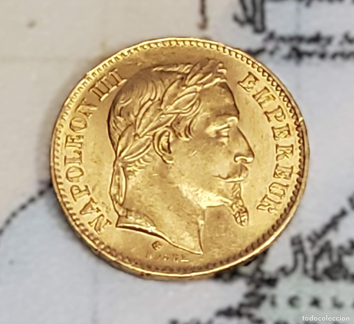 Monedas antiguas de Europa: 20 FRANCOS DE ORO DE FRANCIA DEL A&Ntilde;O 1868-HB.SIN CIRCULAR.RARA.