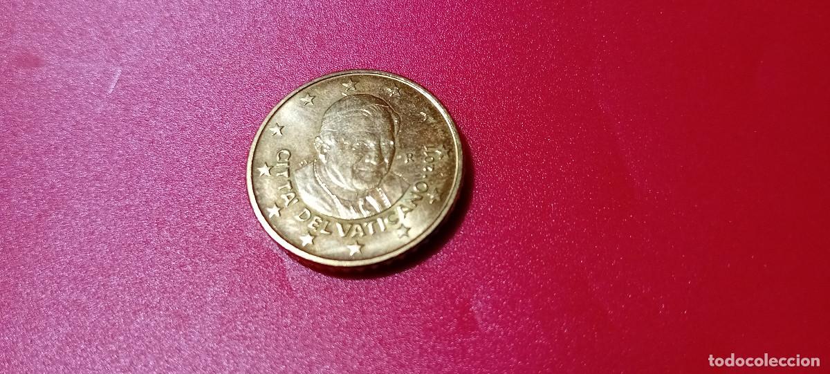 Monedas antiguas de Europa: VATICANO 50 CENTS 2011, BENEDICTO XVI
