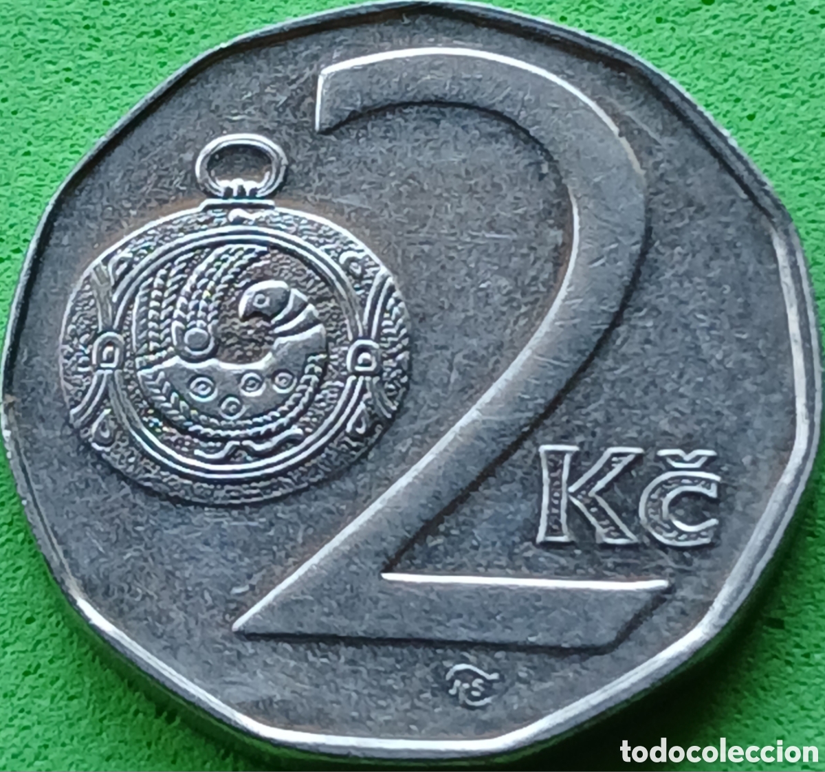Monedas antiguas de Europa: Rep&uacute;blica Checa 2 coronas 1997 km#9