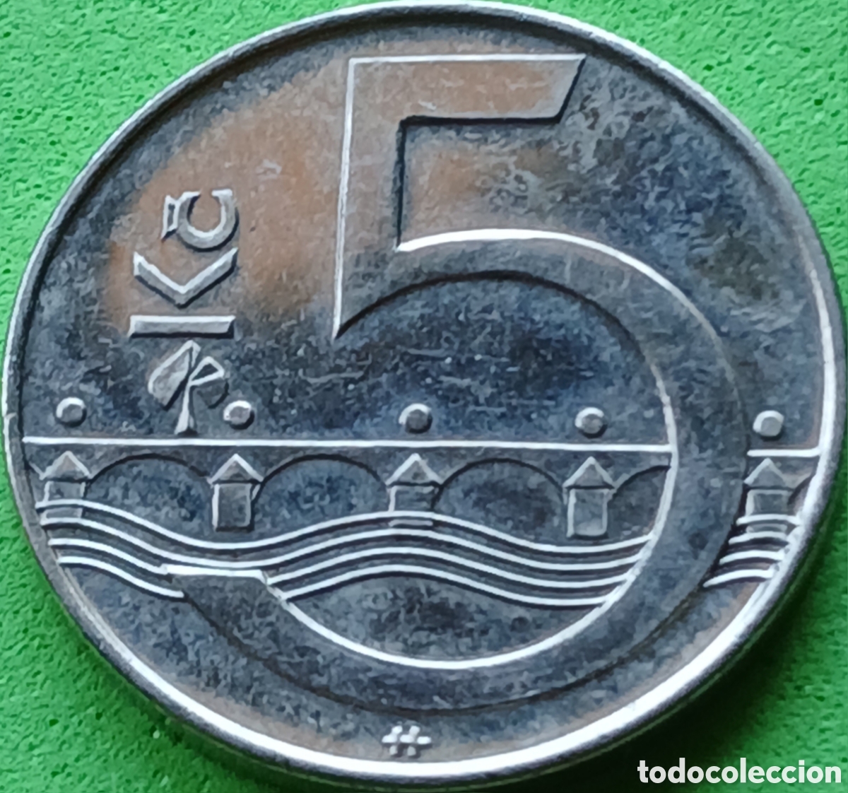 Monedas antiguas de Europa: Rep&uacute;blica Checa 5 coronas 2010 km#8