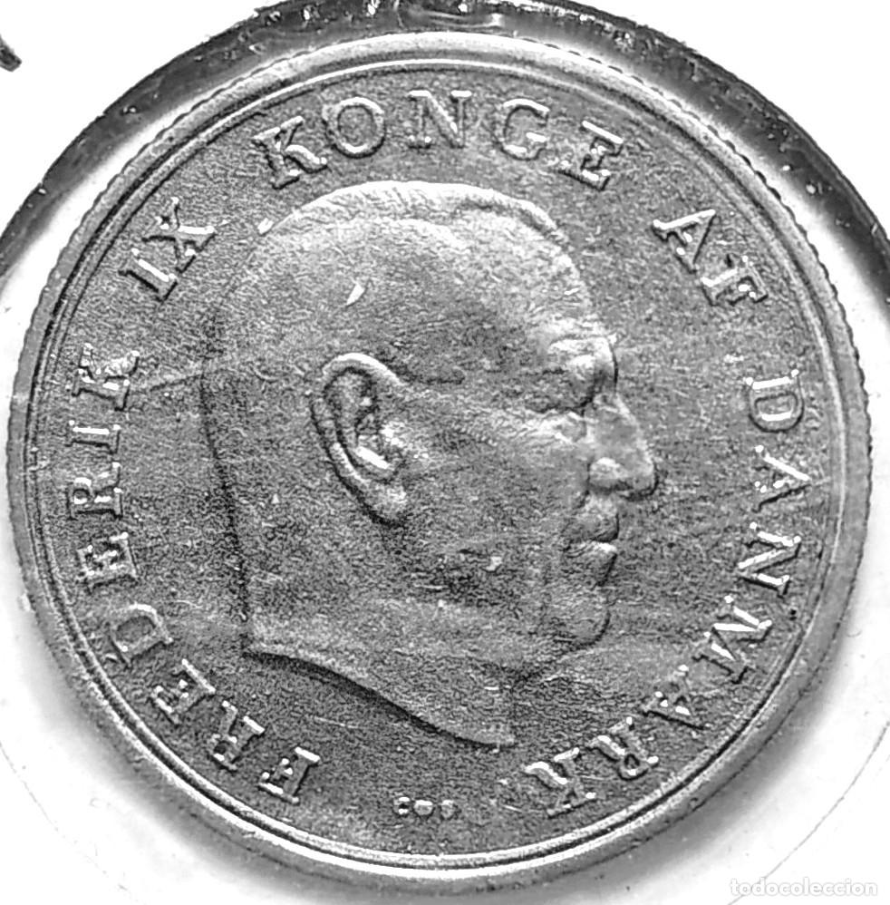 Monete antiche di Europa: DINAMARCA (1947-1972) - 1 CORONA 1963 - REY FEDERICO IX - A - 6,80 GR. COBRE-NICKEL - KM#851.1
