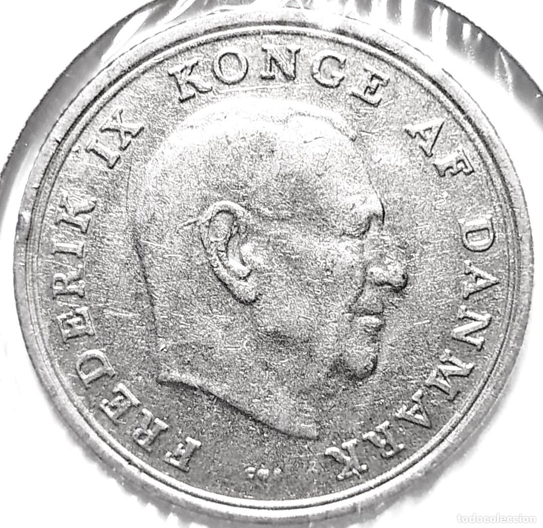 Monete antiche di Europa: DINAMARCA (1947-1972) - 1 CORONA 1966 - REY FEDERICO IX - A - 6,80 GR. COBRE-NICKEL - DIAM 25,50 mm