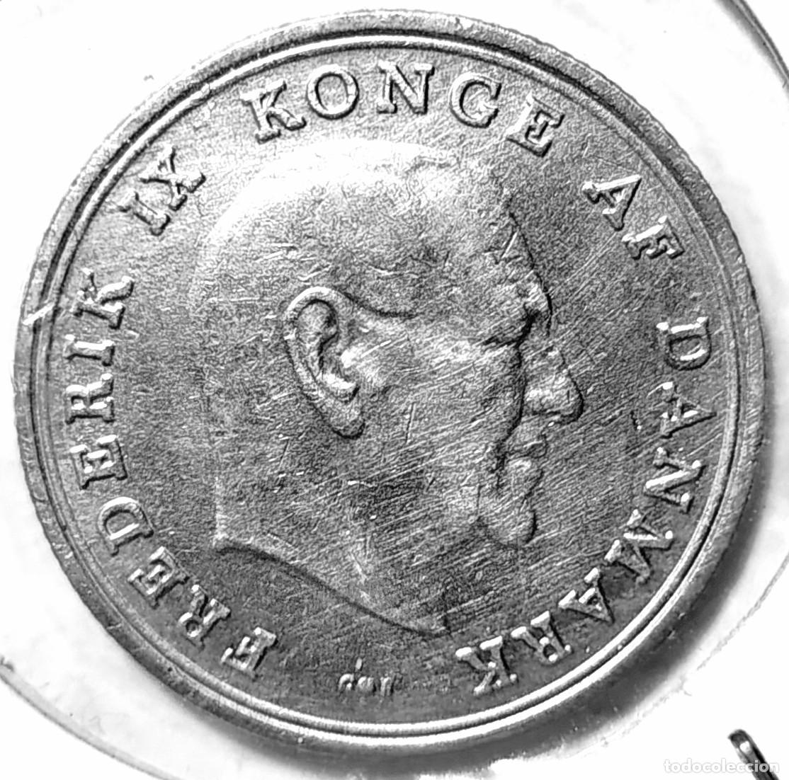 Monete antiche di Europa: DINAMARCA (1947-1972) - 1 CORONA 1971 - REY FEDERICO IX - A - 6,80 GR. COBRE-NICKEL - DIAM 25,50 mm