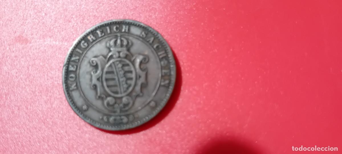 Monedas antiguas de Europa: SAJONIA 5 PFG 1863 B