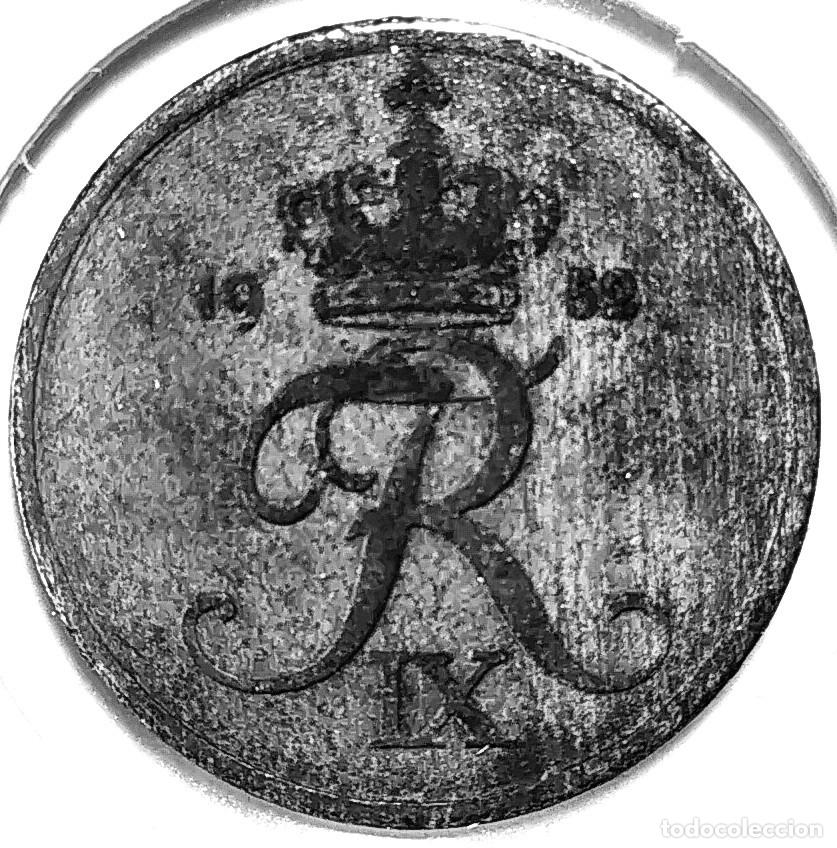 Monedas antiguas de Europa: DINAMARCA (1947-1972) - 2 ORE 1952 - REY FEDERICO IX - A - 3,20 GR. ZINC - DIAMETR 20,80 mm - KM#840