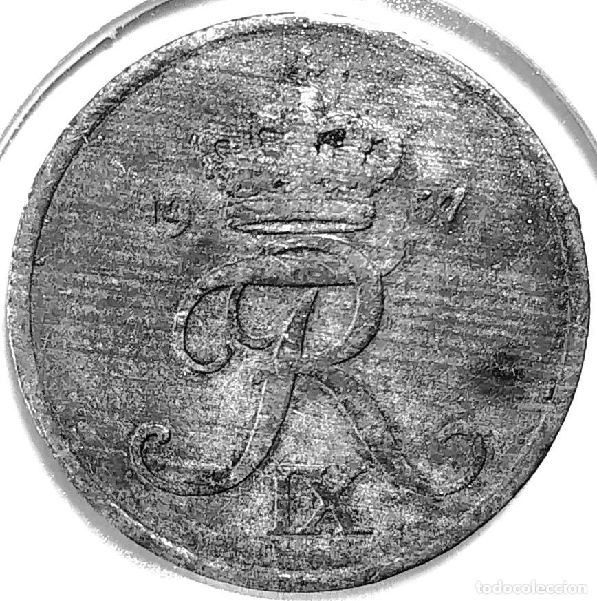 Monedas antiguas de Europa: DINAMARCA (1947-1972) - 2 ORE 1957 - REY FEDERICO IX - A - 3,20 GR. ZINC - DIAMETR 20,80 mm - KM#840