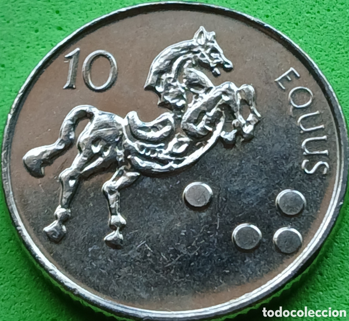 Monedas antiguas de Europa: Eslovenia 10 tolarjev 2006 km#41