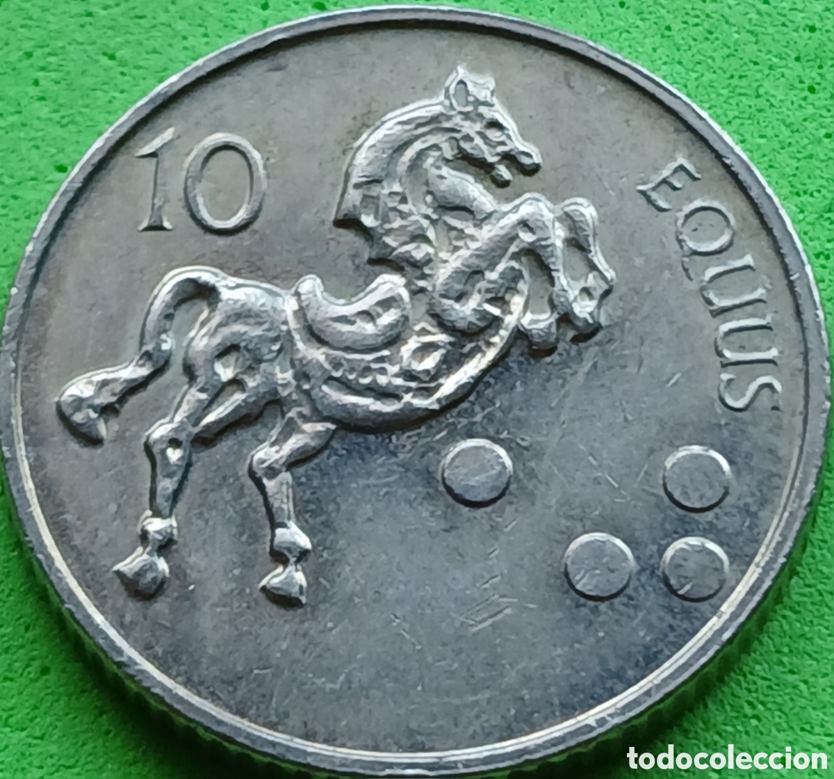 Monedas antiguas de Europa: Eslovenia 10 tolarjev 2002 km#41