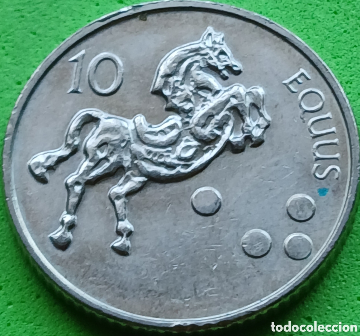 Monedas antiguas de Europa: Eslovenia 10 tolarjev 2000 km#41